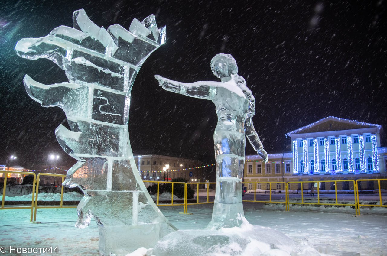 В Костроме перенесли знаменитый фестиваль ледовых скульптур - Новости44